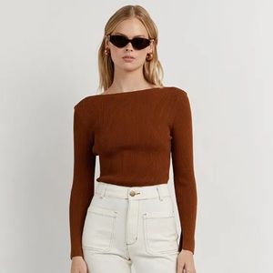 DISSH ARIA TOP - BURNT ORANGE